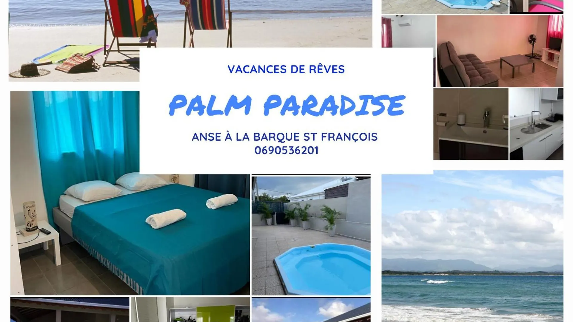 فيلا Palm Paradise سانت فرانسوا